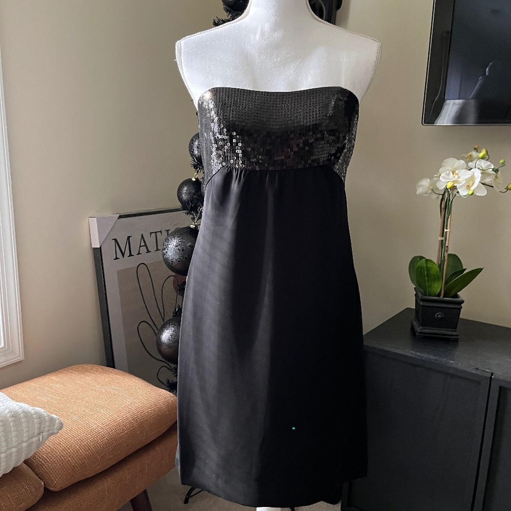 New! Event! Ann Taylor Sequin Strapless Dress